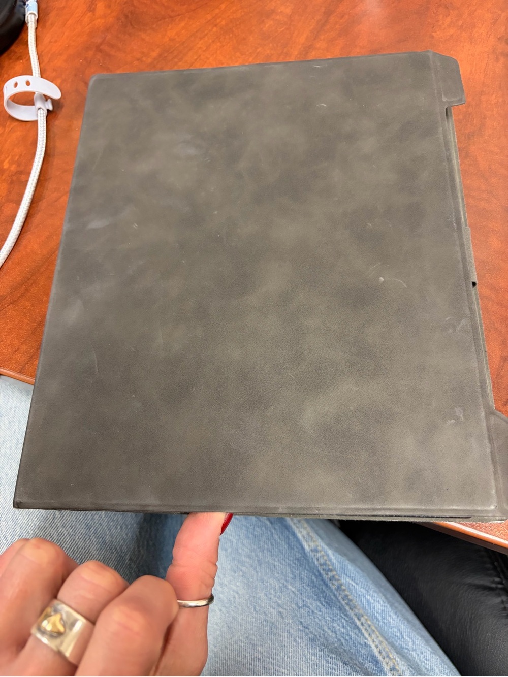 Slim Protective Tablet Sleeve Case in Dark Gray